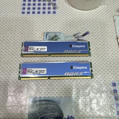 4GB KINGSTON DDR3 HYPER X BLU 4 GB KHX1333C9D3B1K2/4G KIT OF 2 GAMING RAM - Image 1 of 4
