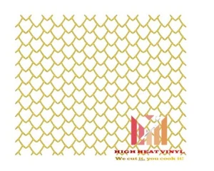 High Heat Duracoat Vinyl Firearm Stencil 10" x 12" - Dragon Scales 1 styling - Picture 1 of 3