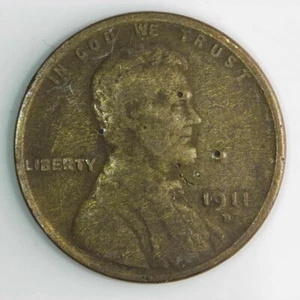 Lincoln Wheat 1911-D un centavo 1 c en muy buen estado Z479 - Imagen 1 de 2