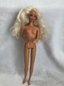 Vintage Barbie Doll Blonde 80’s/90’s Mattel Nude Twist Turn Body OOAK Play Read - Picture 1 of 6