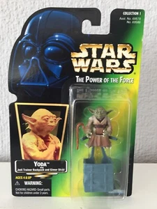 YODA WITH JEDI TRAINER BACKPACK - STAR WARS - THE POWER OF THE FORCE - 1997 - Imagen 1 de 2