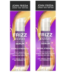 John Frieda Frizz Ease Serum Extra Strength All in One 1.69 oz (2 Pack) - Picture 1 of 4