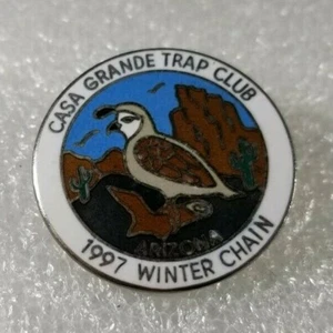 Casa Grande Trap Club 1997 Winter Chain / Lapel Hat Pin / Arizona  - Picture 1 of 2