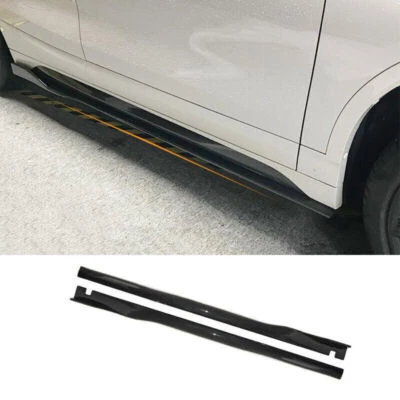 Kit de carrocería de faldón lateral de fibra de carbono ABS para BMW X2 F39 2018-2021 alerón borde labio Foto 1 de 4