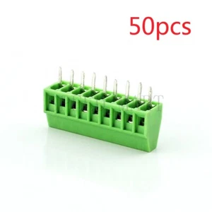 50 Stck. 9 Polig/9 Pin 2,54 mm 0,1 Zoll Leiterplatte Universal Schraube Klemme Block Stecker - Bild 1 von 4