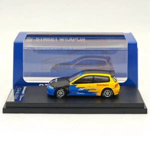 Street Weapon 1:64 Civic EG6 Cucchiaio Racing Sport Diecast Modellini Auto Limited - Foto 1 di 7