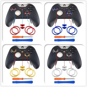 Matte Chrome Buttons Circle Rings for Xbox One Elite, Elite Series 2 Controller - Picture 1 of 33