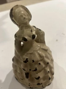 Antique 1920's Little Colonial Lady Cast Iron Doorstop # 19 National Foundry USA - Picture 1 of 5