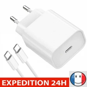 Cargador De Cable 1M/2M Nylon USB-C + Adaptador IPHONE 16/15/PRO/MAX/PLUS/iPAD - Imagen 1 de 12