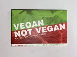 Vegan/Not Vegan - Can You Spot The Vegan Products? Card Game - Picture 1 of 12
