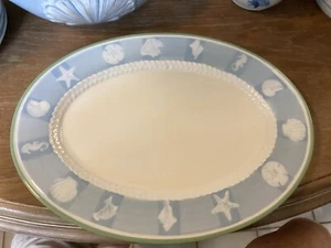 Pfaltzgraff Beachcomber Oval Serving Platter 16” EC! - Picture 1 of 2