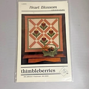 #7455 Thimbleberries Heart Blossom quilt pattern - Picture 1 of 3