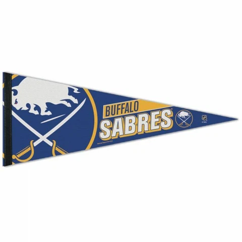 BUFFALO SABRES PREMIUM QUALITY PENNANT 12"X30" NEW BIG LOGO BANNER Cover
