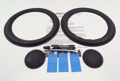 MW AUDIO Boston Acoustic T830 8" Woofer Refoam Kit w/ Shims & Dust Caps! Free US Shipping