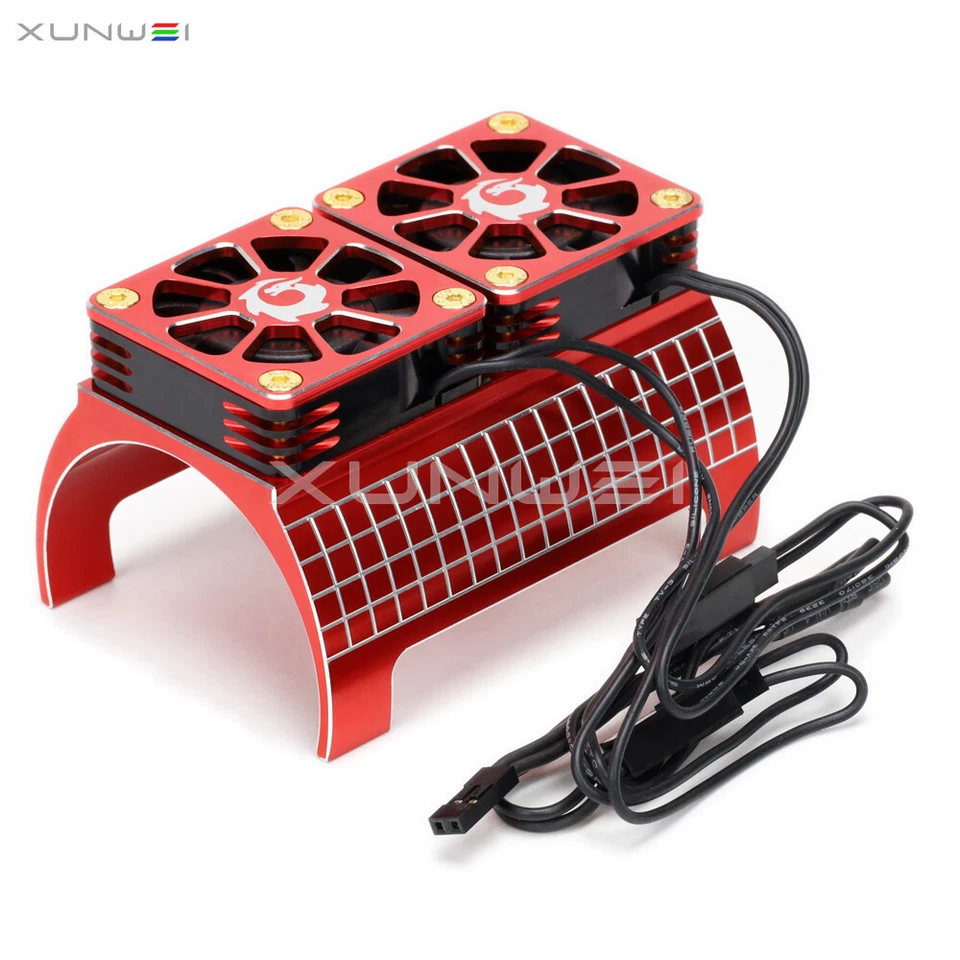 1717 Motor Cover Heat Sink Cooling Fan 54mm for RC 1:5 TRAXXAS X-MAXX ARRMA 8S - Image 1 of 4