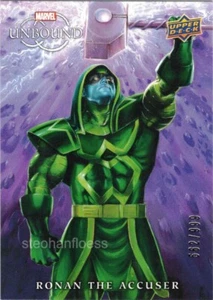 2022 Upper Deck Marvel Unbound #91 Ronan The Acucusser Base /999 Fred Ian LeRoy - Imagen 1 de 1