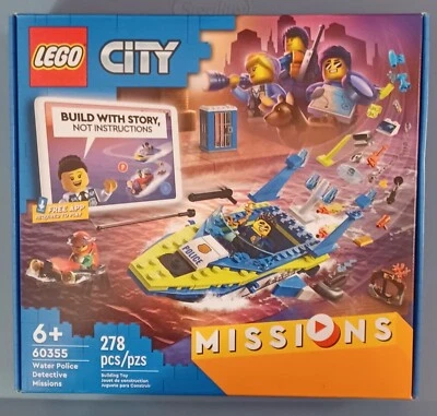 Lego City Missions 60355 Water Police Detective New In Box  - Image 1 of 2