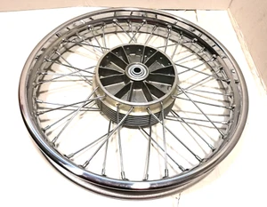 Neue Hintenrad Vorderrad 18" Chrom Felge  für Jawa 350 TS350 638 634 Speichenrad - Bild 1 von 3