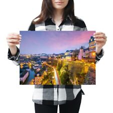 A3 - Old Town Luxembourg City Poster 42X29.7cm280gsm #45925