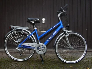 Trekking Fahrrad Winora Jamaica blau Trapezrahmen Unisex Damen - Bild 1 von 17