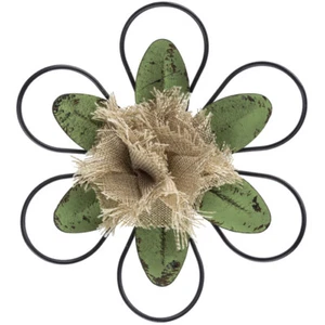 Metal Flower Wall Decor. Indoor Outdoor Art. CHOOSE YOUR FAVORITE COLOR   - Picture 1 of 15