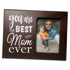  Mothers Day Gifts for from Daughter/Son, Brown Wood Picture Frame for 4x6 Mom