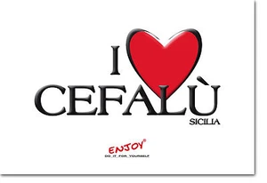 CARTOLINA DA COLLEZIONE SICILIA IRONICA SPIRITOSA UMORISTICA I LOVE CEFALU' - Imagen 1 de 1