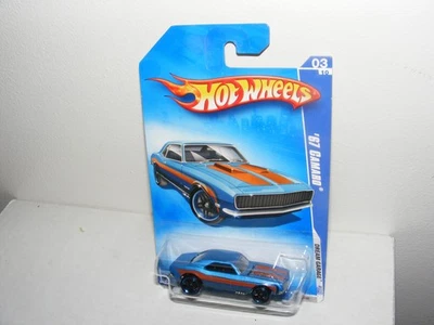2009 Hot Wheels Dream Garage '67 CAMARO, синий, открывающийся капот, почти как новый - Изображение 1 из 3