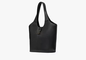 🖤🌹KATE SPADE NEW YORK Smooth Nappa Leather DAKOTA Shoulder Bag - Black - Picture 1 of 7