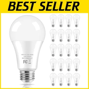 Ultra Bright 1500 Lumens 100W Equivalent LED Bulbs with High CRI90+ - 20-Pack - Picture 1 of 9