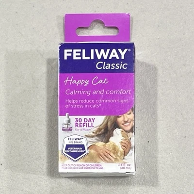 FELIWAY Classic Happy Cat Calming Refill for Pheromone Diffuser, 48ml