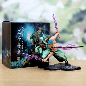 One Piece Luffy's Crew Roronoa Zoro Action Figure Collection Model Toy Statue - Picture 1 of 5