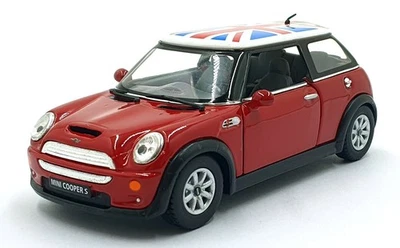 Kinsmart 1/28 Scale Pull Back & Go TY1245 - Mini Cooper S - Red - Image 1 of 4