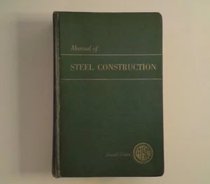 1970 The Manual Of Steel Construction Hardcover Book, 7th Edition - Picture 1 of 8