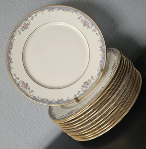 (12) Lenox Southern Vista 8" SALAT Teller Goldrand 12er Set American Home Neu mit Etikett - Bild 1 von 14