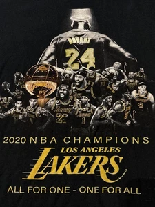 Camiseta conmemorativa Kobe Bryant Tribute Lakers 2020 Championship pequeña NBA - Imagen 1 de 5