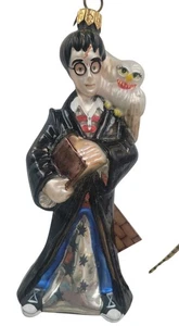 Harry Potter & Hedwig Polonaise Kurt Adler 2000 mundgeblasen Ornament WB Komozja - Bild 1 von 8