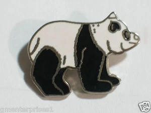 Panda Bear Cloisonne Pin - Picture 1 of 1