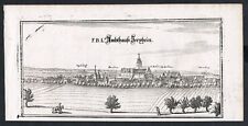 1650 - Jerxheim District Helmstedt Copperplate Merian Engraving