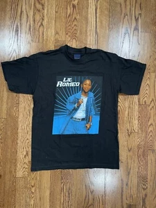 Vintage Lil Romeo Bootleg Hip Hop T Shirt Black Kids Size L Y2K 90s Rap - Picture 1 of 6
