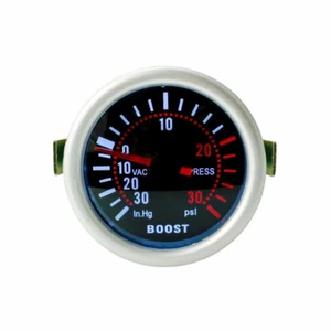 2" 52mm Turbo Boost Gauge PSI Pointer Display Meter Carbon Fiber Pod Accessory - Picture 1 of 12