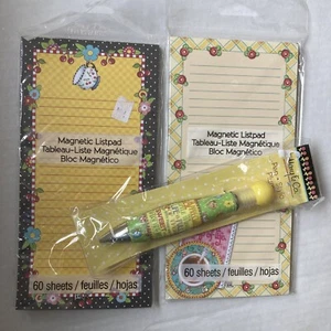 Mary Engelbreit Magnetic Listpads & Pen - Picture 1 of 8