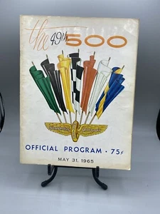 1965 Indianapolis 500 race program The 49th Indy 500 - Picture 1 of 12