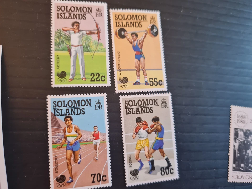 SOLOMON ISLANDS 1988 SG 631-634 OLYMPIC GAMES MNH - Image 1 of 1
