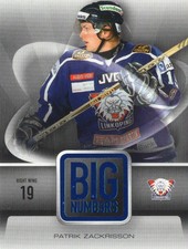 2008-09 SHL Elitset Big Numbers (#BN06) - PATRIK ZACKRISSON