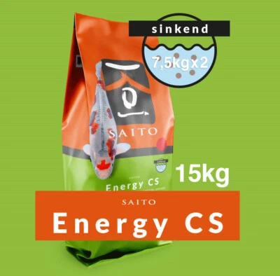 Saito Energy CS 15 kg Koifutter 8 mm Körnung sinkend / Teich / Koi / Futter
