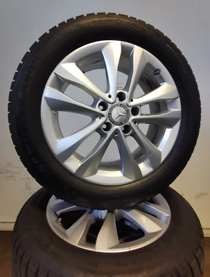4 Winterräder 225 / 50 R17 Mercedes C Klasse W205 17" Alufelgen Winterreifen - Bild 1 von 4