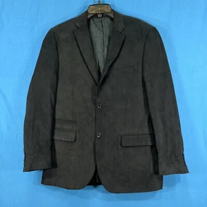 BACHRACH Black MICRO FIBER Lined 2-BUTTON Men's SPORT COAT/BLAZER/JACKET Sz 40/R - Picture 1 of 5