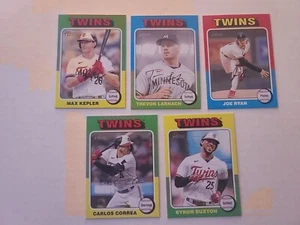 2024 Topps Heritage & Topps Series 1 Minnesota Twins Base Team Set w/RC - Picture 1 of 2
