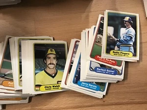 1982 Fleer Baseball Starter Set mit 480 verschiedenen Karten EX bis NR-MT Reihe E1123 - Bild 1 von 8